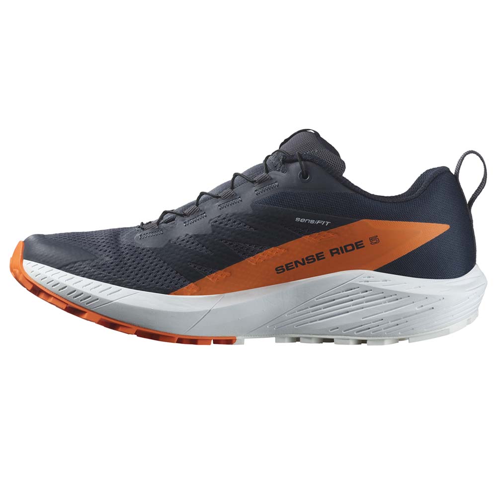 SALOMON Sense Ride 5 Gore Tex Men Sportschuhe Farbe india ink carbon dragon fire GroBe UK 10